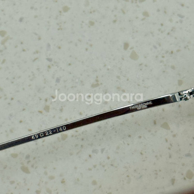 톰브라운안경 TBX912 실버골드--4