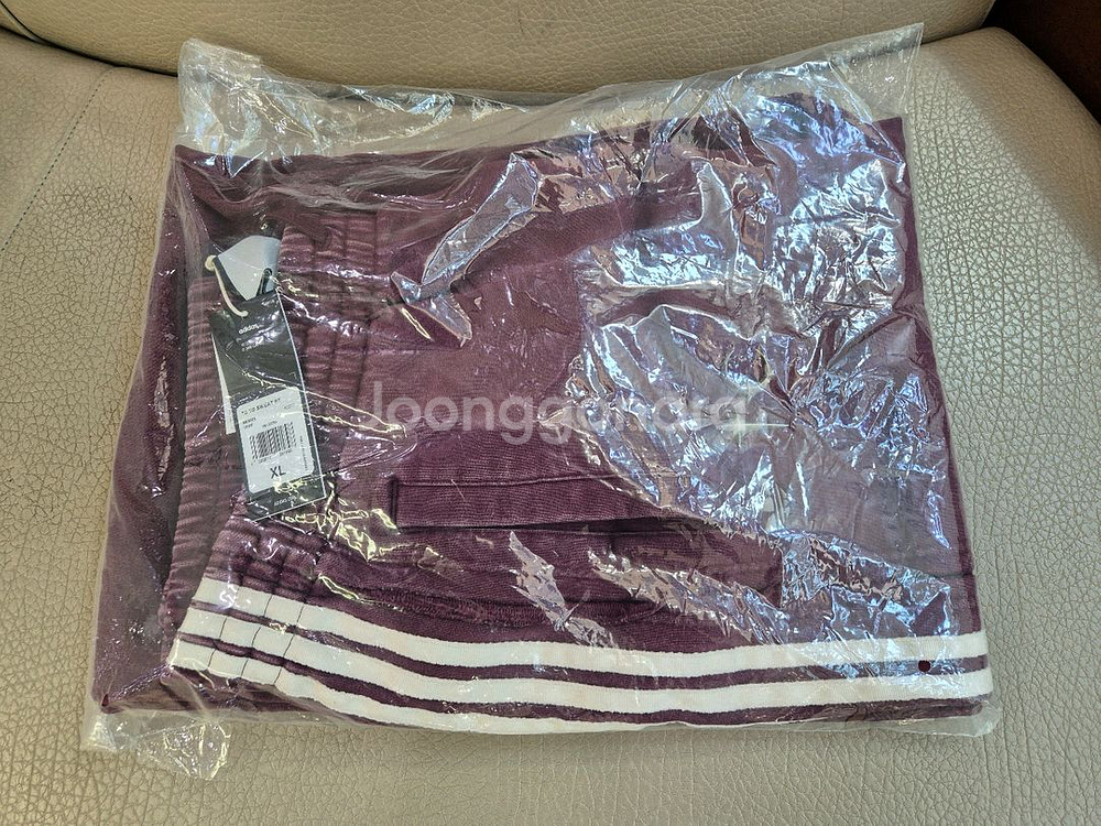 아디다스 x 떠그클럽 스웨트팬츠 마룬 KR사이즈(XL)--2