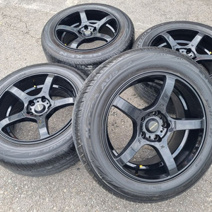 사제 프로레이싱 17인치 2255517 휠타이어 팝니다