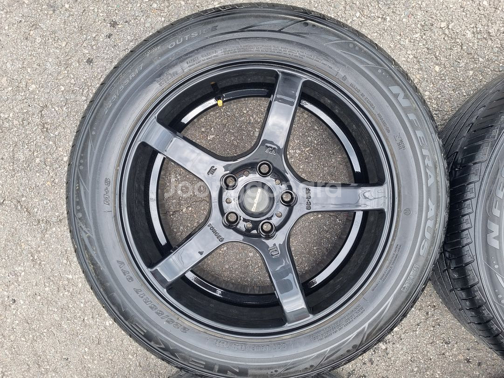 사제 프로레이싱 17인치 2255517 휠타이어 팝니다--1