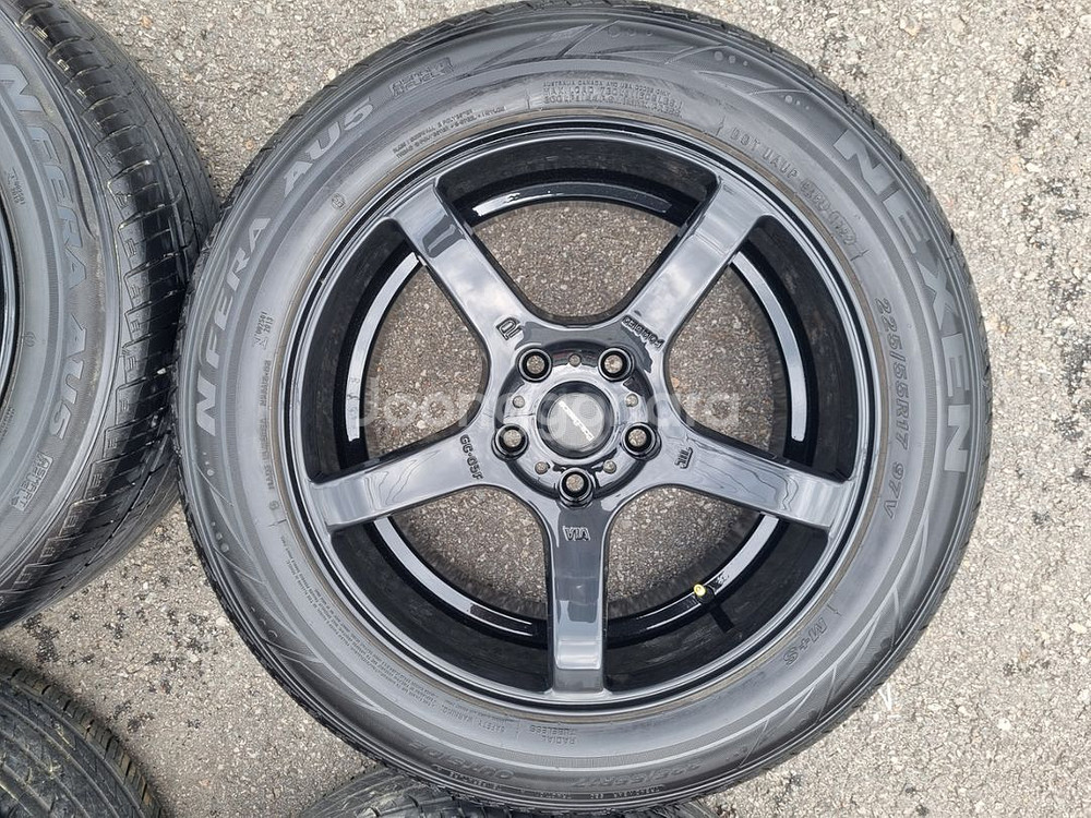 사제 프로레이싱 17인치 2255517 휠타이어 팝니다--2