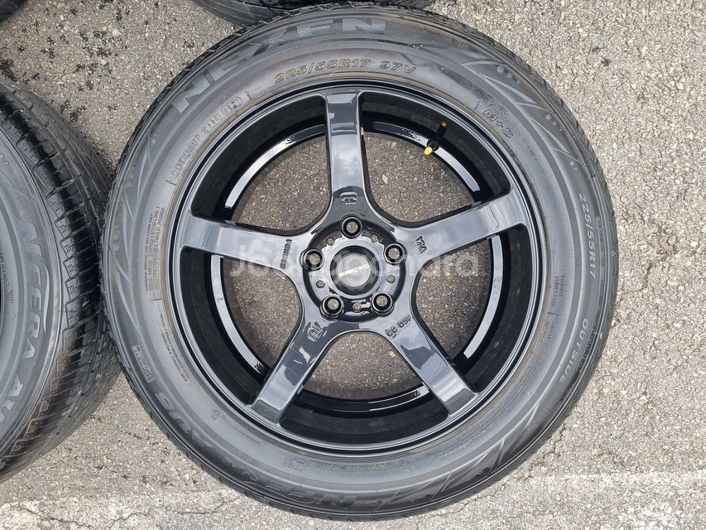 사제 프로레이싱 17인치 2255517 휠타이어 팝니다--3