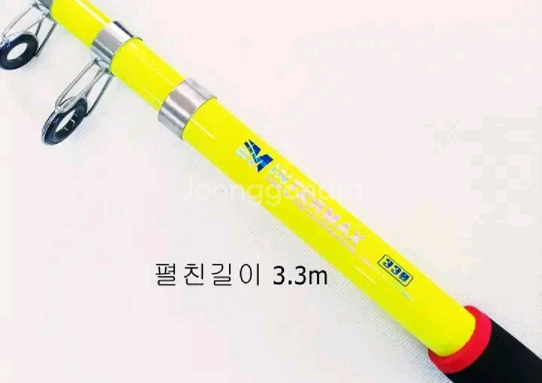 원투낚시대3.3m2대+4000번릴2대+릴줄+받침대+가방--2