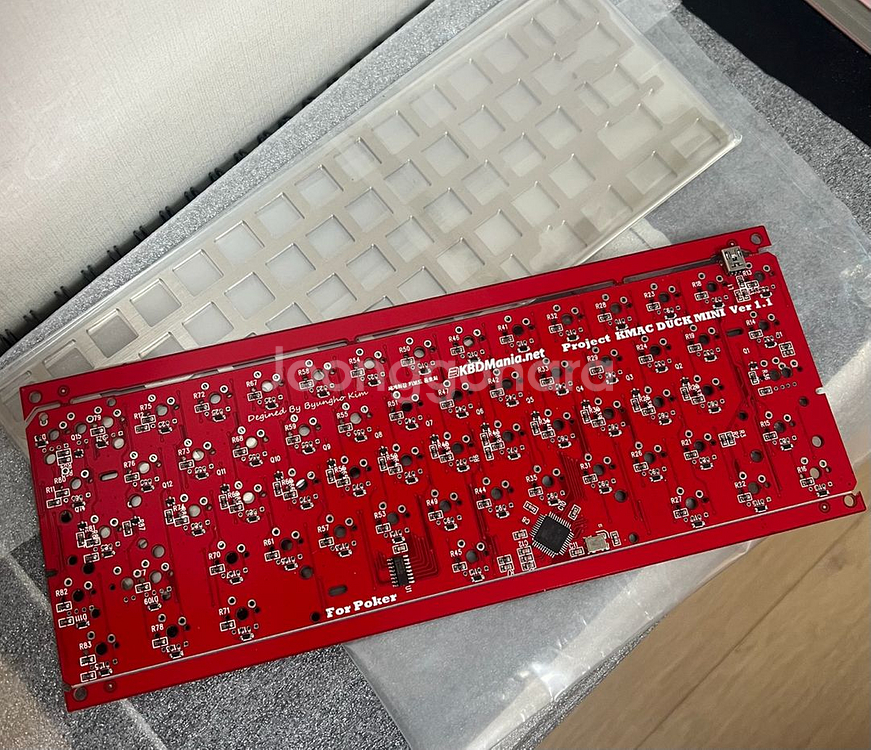 기계식 5도 미니 키보드 기판 키캡 조립구성 풀세트--3