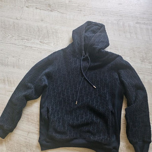 디올 오블리크 테리 후드티