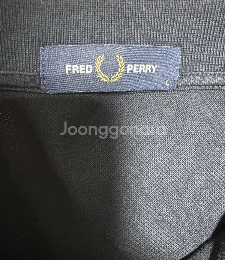 프레드페리 M3600 트윈 팁 프레드페리 셔츠 네이비/--1