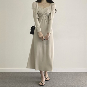 (새상품)롱원피스+가디건세트 여름투피스