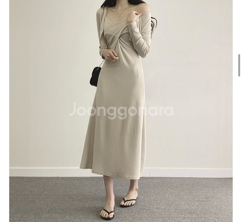 (새상품)롱원피스+가디건세트 여름투피스--2