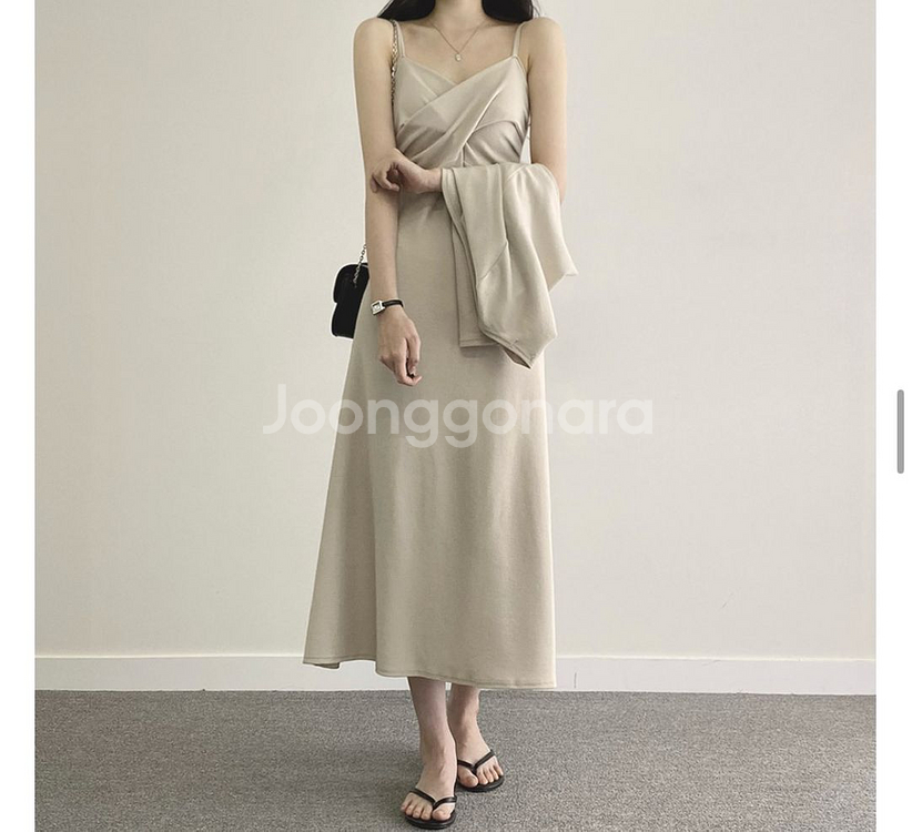 (새상품)롱원피스+가디건세트 여름투피스--3