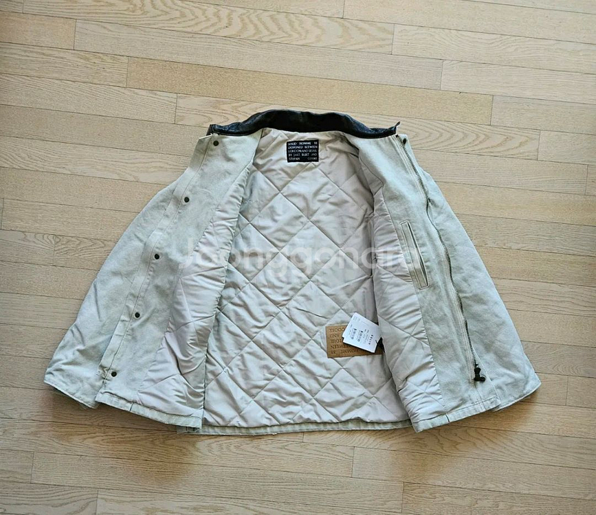 솔리드옴므 베이지 스터드 자켓 새제품 사이즈 100--2