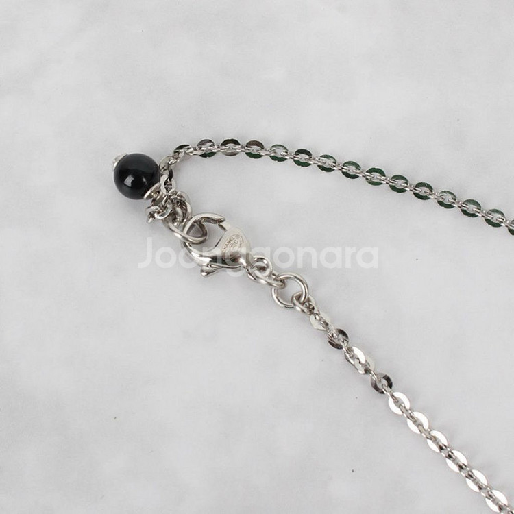 [미사용][정품]샤넬 CC 로고 목걸이 네크리스(은장)--5