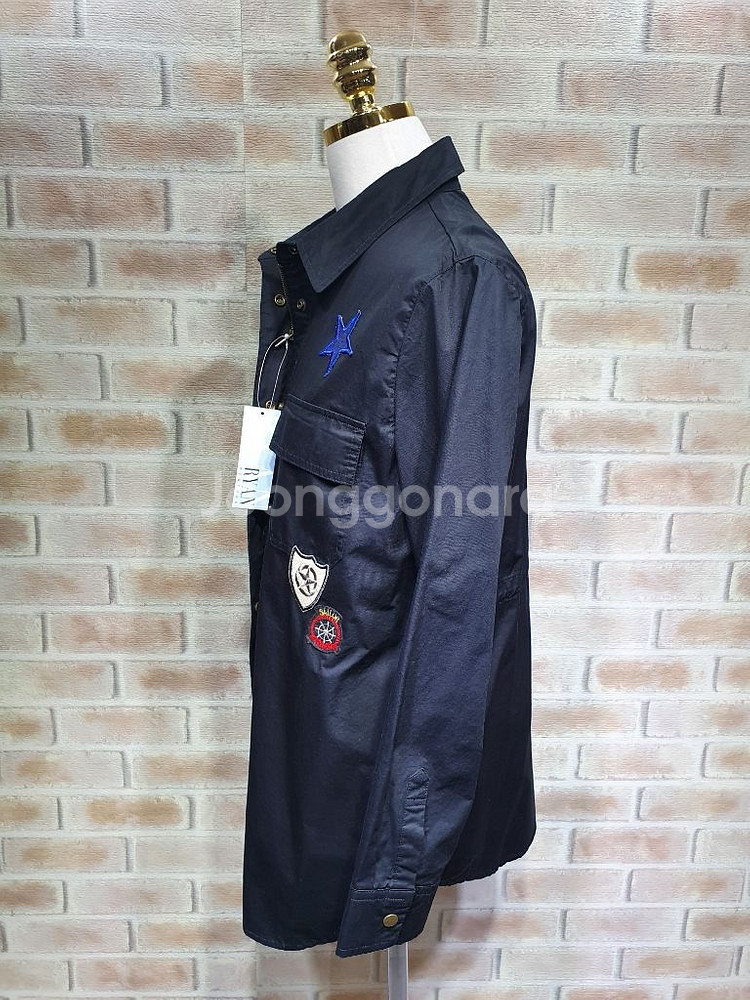 택부착 새상품 리안 뉴욕 정품 컬러 패치 블랙 야상55--7