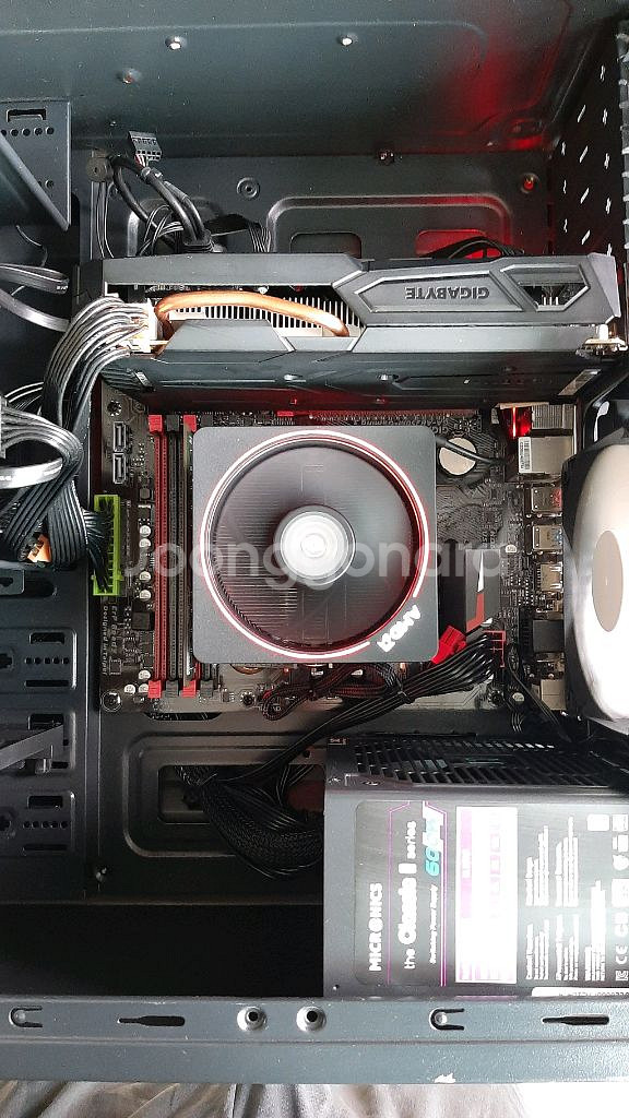컴퓨터 본체 라이젠1800x 그래픽카드1050ti--0