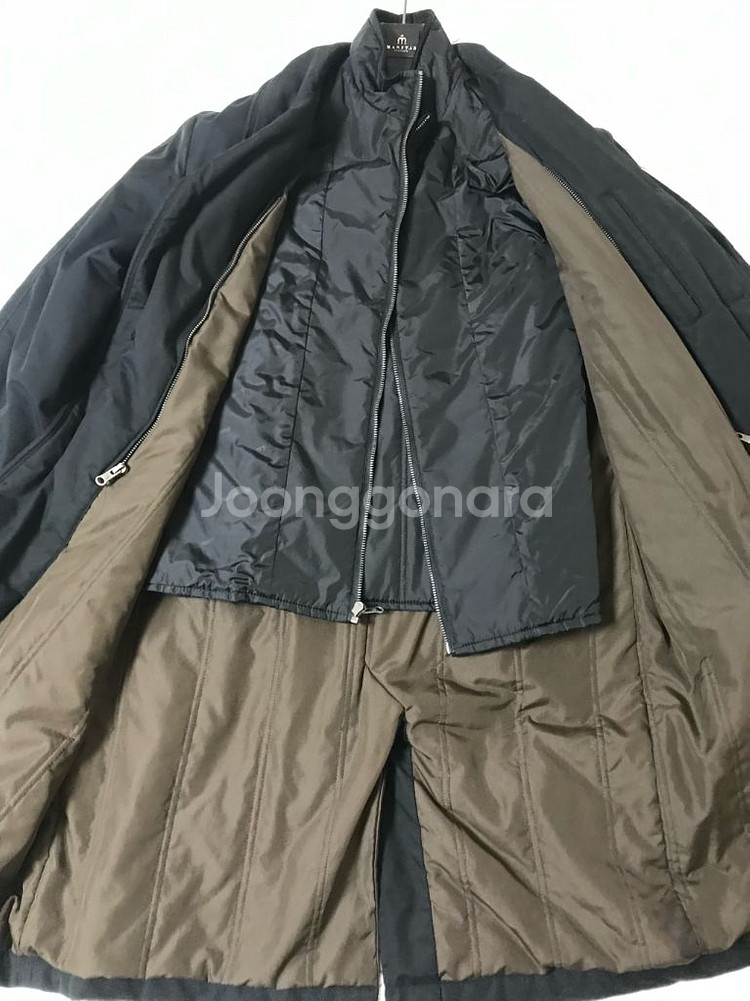 헨리코튼 파일럿 코트 자켓 다크그레이 95 사이즈--3