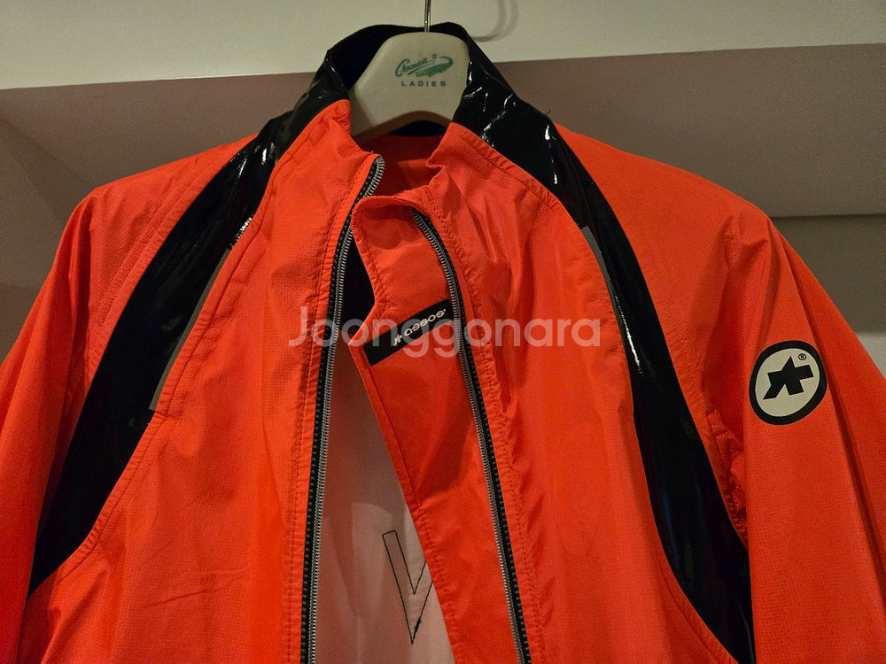 아소스 남자 방수,방풍 자켓 오렌지 미듐--2