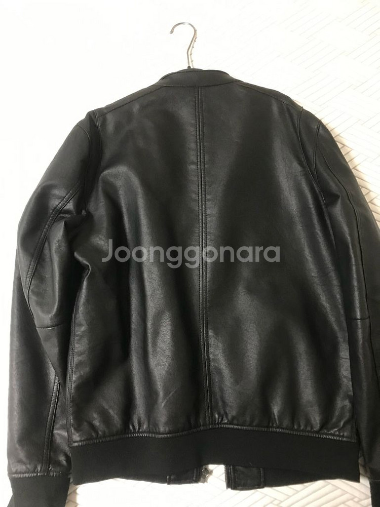 ZARA 램스킨 블랙 레더 가죽자켓 판매합니다--3