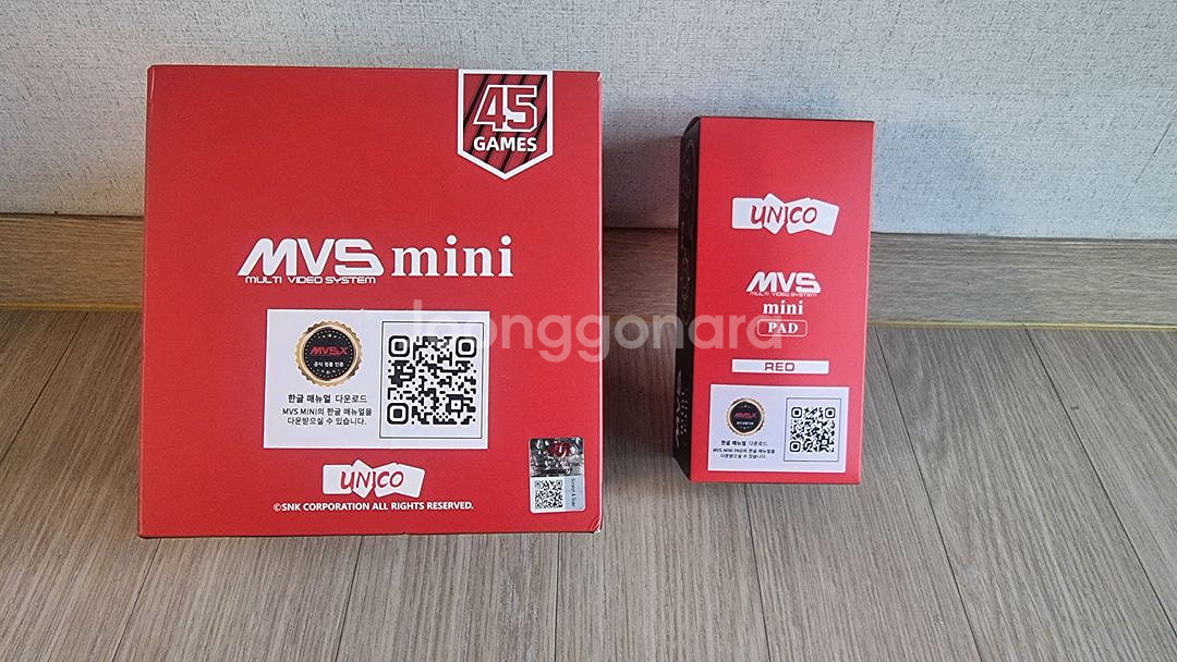 네오지오 mvs 미니 게임기 오락기 + 패드 - 미개봉, 새제품--1
