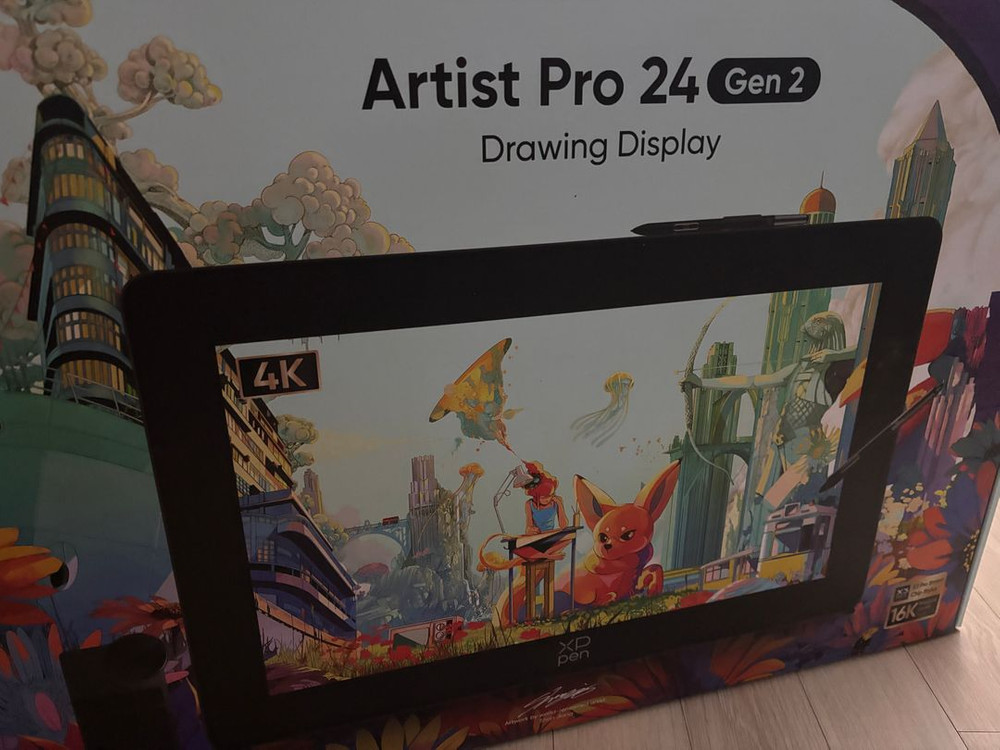 xppen 아티스트 프로 24 4k 2세대 이미지