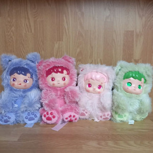 (택포)팝마트 하치푸푸 인형 4개일괄(인형키링)