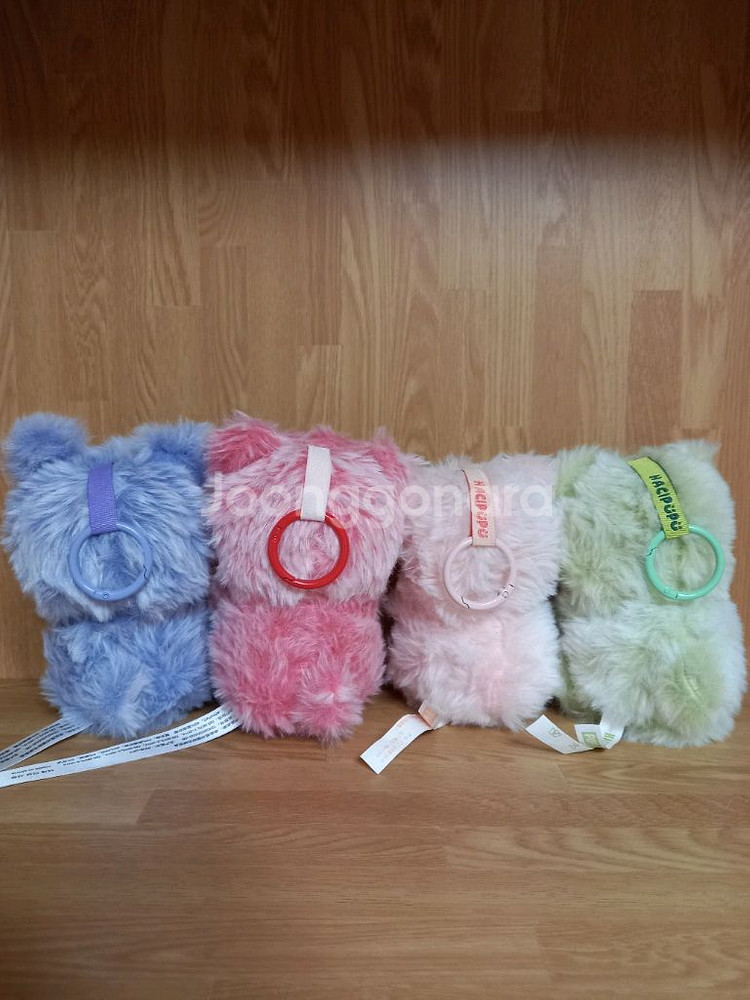 (택포)팝마트 하치푸푸 인형 4개일괄(인형키링)--1