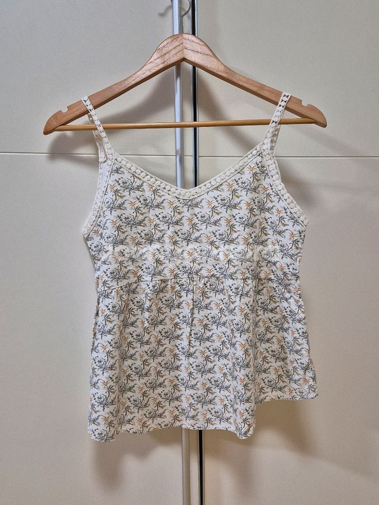 플라워 뷔스티에 블라우스--0