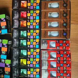 골프공 새상품 세인트나인 컬러볼