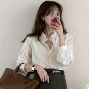 러빈데어 반목 레이스 블라우스