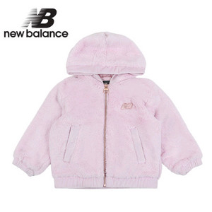 뉴발란스 키즈 퍼플리스 후드집업 아동 재킷 120