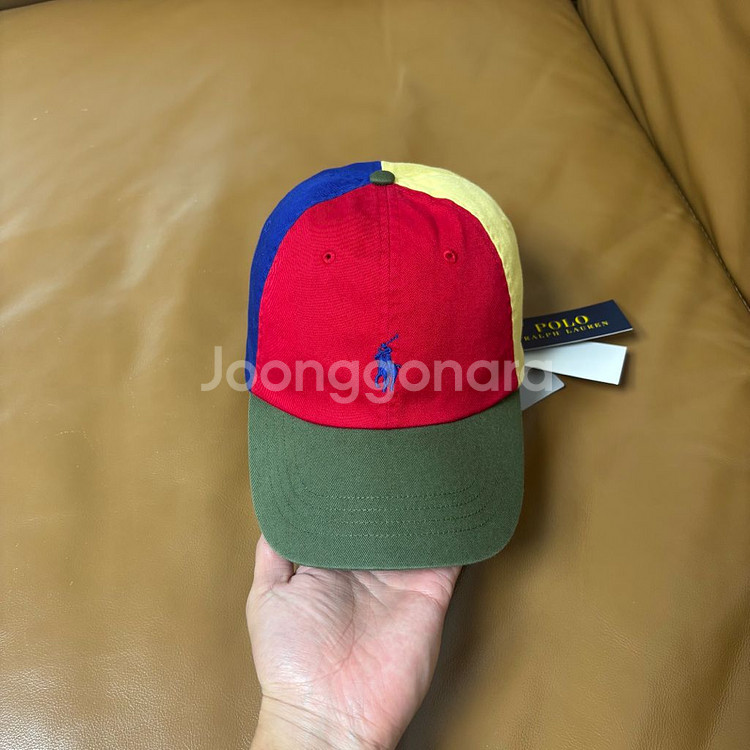 Polo 폴로x빔즈 트리플 포니 6패널 볼캡 모자--1