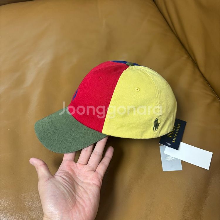 Polo 폴로x빔즈 트리플 포니 6패널 볼캡 모자--3