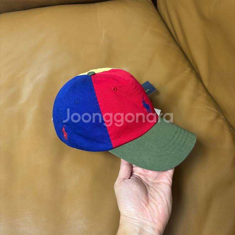 Polo 폴로x빔즈 트리플 포니 6패널 볼캡 모자--2