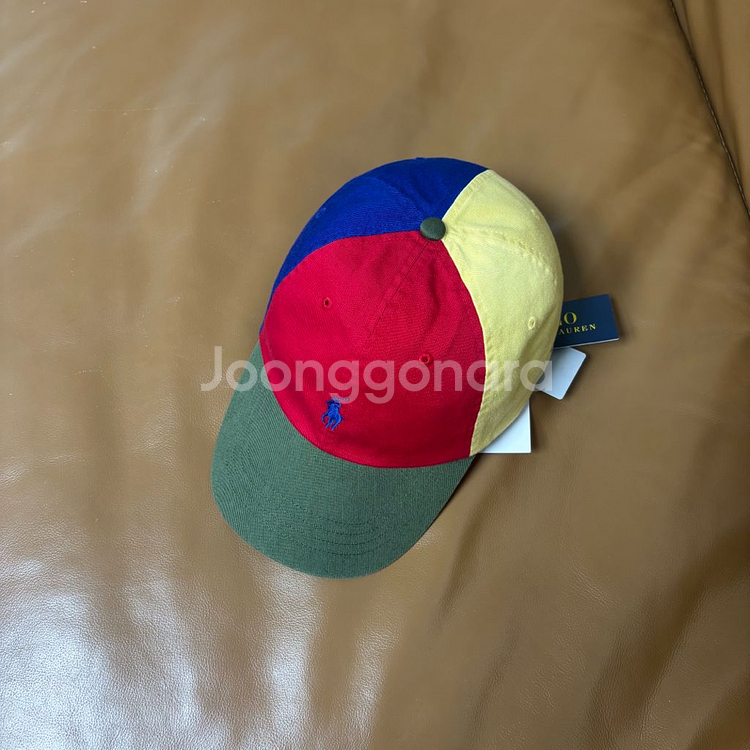 Polo 폴로x빔즈 트리플 포니 6패널 볼캡 모자--4