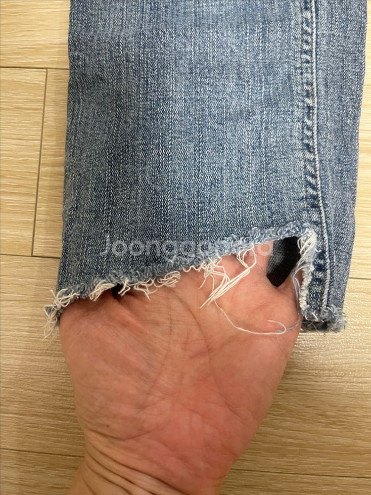 (거의새상품)난닝구 청바지,일자데님(55)27--2