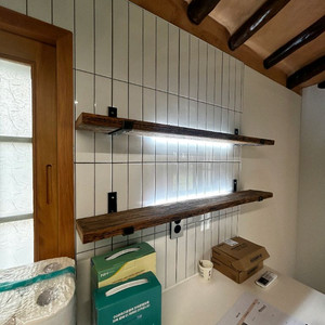 100년이상된 올드오크 빈티지 고재 벽선반 카페벽선반