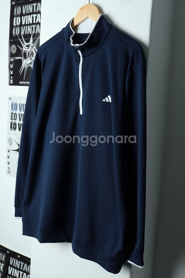 (3XL) 아디다스 카라 긴팔티셔츠 빅사이즈 기능성--0