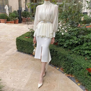 라벨르블랑 스와로브스키 벨트 화이트