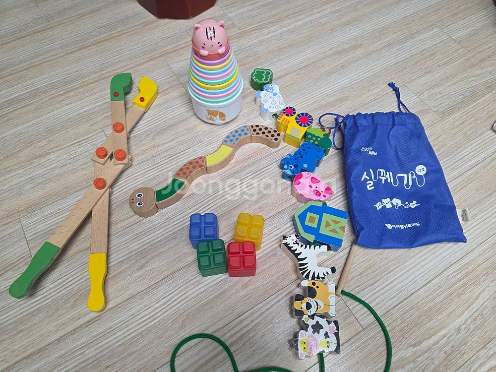 아기장난감 원목장난감 컵쌓기외 일괄--0