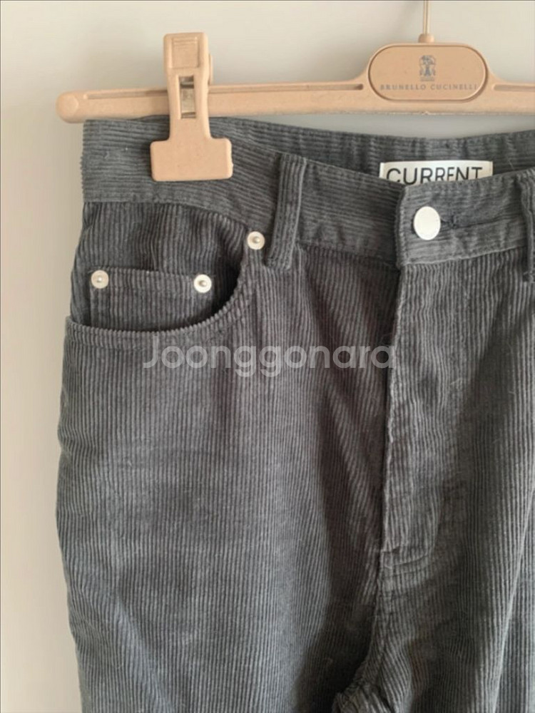 Current 커렌트 브라운 코듀로이 팬츠--1