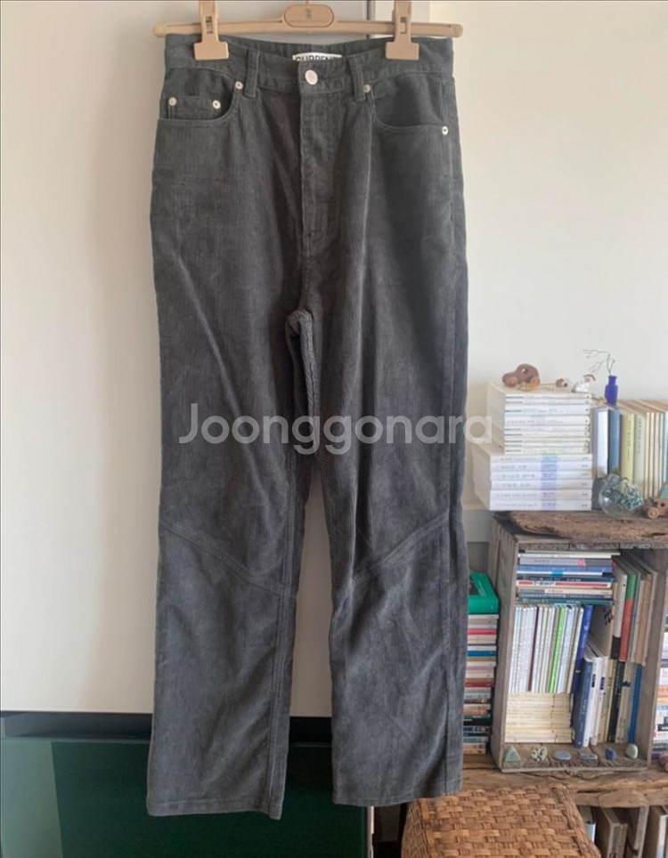 Current 커렌트 브라운 코듀로이 팬츠--0