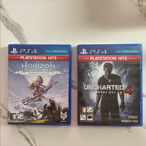 PS4 언차티드4,호라이즌 컴플리트 에디션 새상품 판매