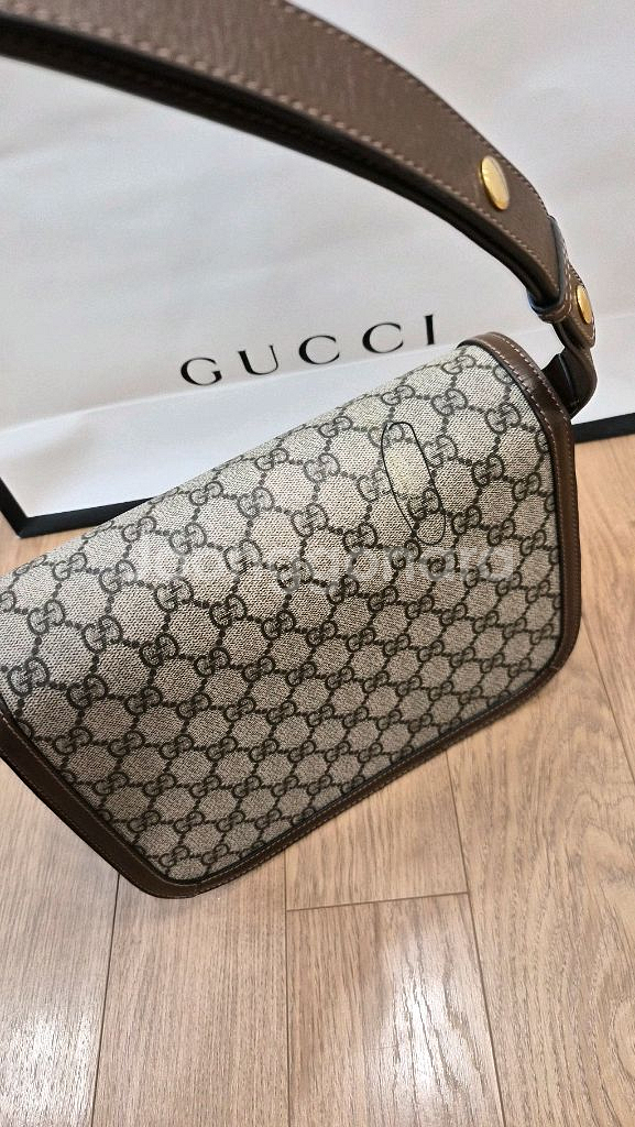 구찌 홀스빗 1995 미디엄 숄더백--3