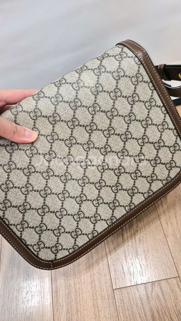 구찌 홀스빗 1995 미디엄 숄더백--5