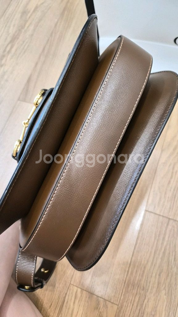 구찌 홀스빗 1995 미디엄 숄더백--7