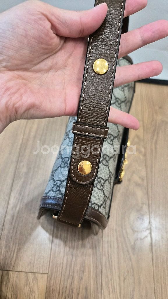 구찌 홀스빗 1995 미디엄 숄더백--9