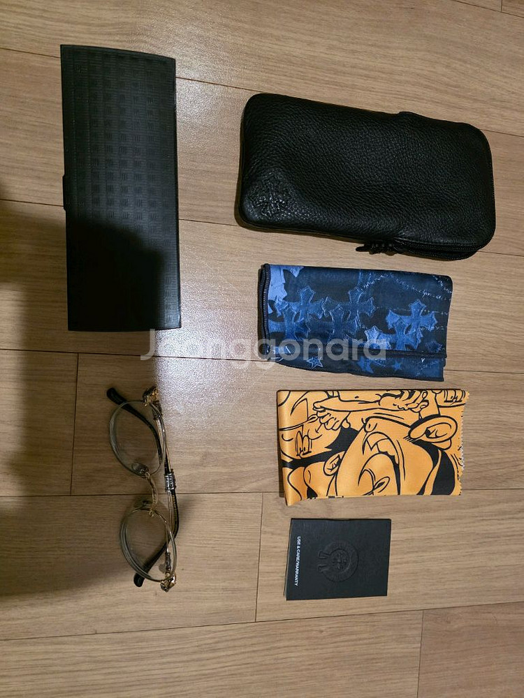 크롬하츠 부바a 블랙실버 안경테 팝니다--0