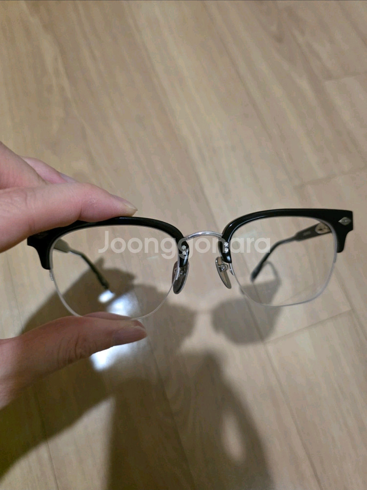 크롬하츠 니너스 블랙실버 안경테 팝니다--1