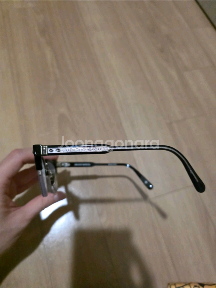 크롬하츠 니너스 블랙실버 안경테 팝니다--2