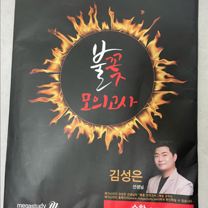 불꽃모의고사 메가스터디 수학 4회분 김성은