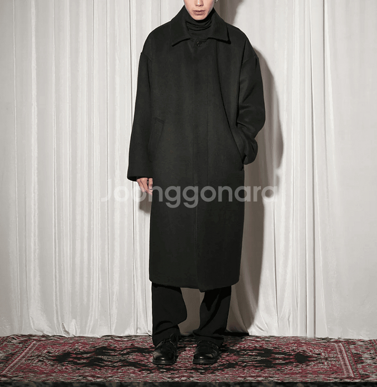 [플레어업] 오버사이즈 발마칸 롱코트--0