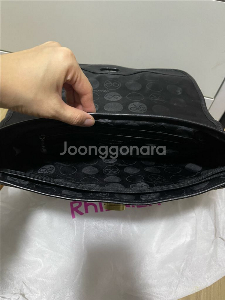 (새상품급)리즐리자 사첼백,파이톤(뱀피) 클래식백(택포--3